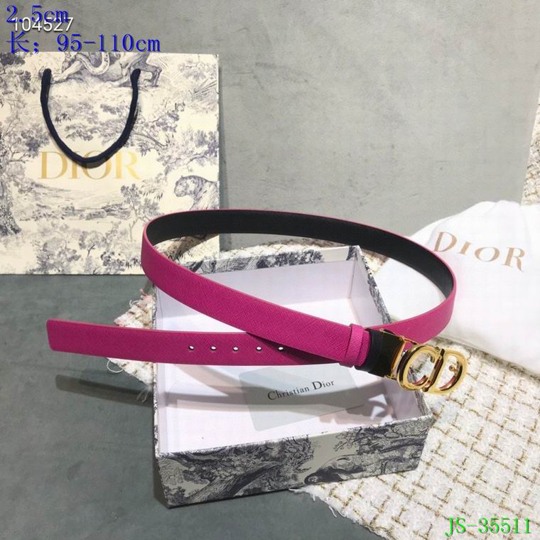 Dior Belt 25mmX95-110cm 8L01